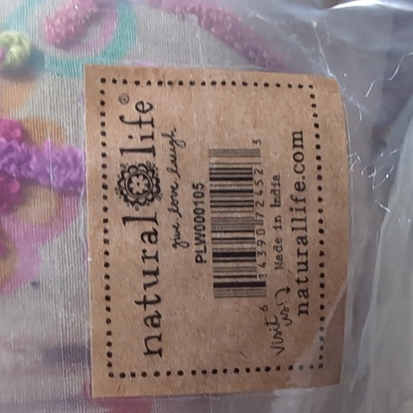 Natural Life Colorful Dog Embroidered Pillow - Picture 6 of 6